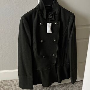 NWT Banana Republic Dark Green Double-Breasted Jacket